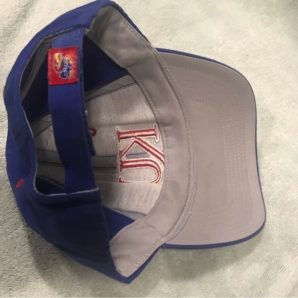 Captivating Headgear - University of Kansas Jayhawks Adjustable Ball Cap - Picture 2 of 12